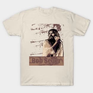 Bob seger // Brown Vintage T-Shirt